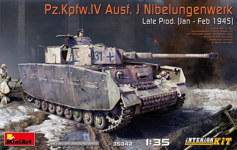 35342 Pz.Kpfw.IV Ausf. J Nibelungenwerk Late Prod.    (Jan – Feb 1945) INTERIOR KIT - foto 00