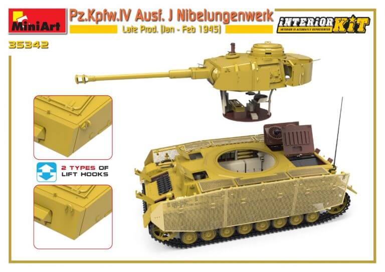35342 Pz.Kpfw.IV Ausf. J Nibelungenwerk Late Prod.    (Jan – Feb 1945) INTERIOR KIT - foto 02
