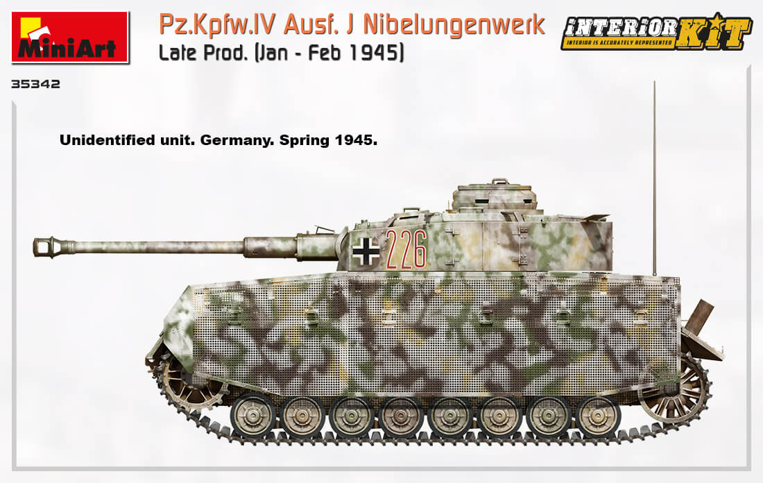35342 Pz.Kpfw.IV Ausf. J Nibelungenwerk Late Prod.    (Jan – Feb 1945) INTERIOR KIT - foto 18