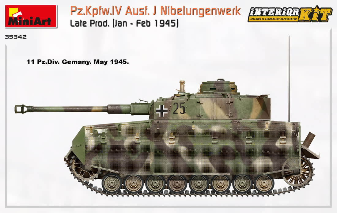 35342 Pz.Kpfw.IV Ausf. J Nibelungenwerk Late Prod.    (Jan – Feb 1945) INTERIOR KIT - foto 19