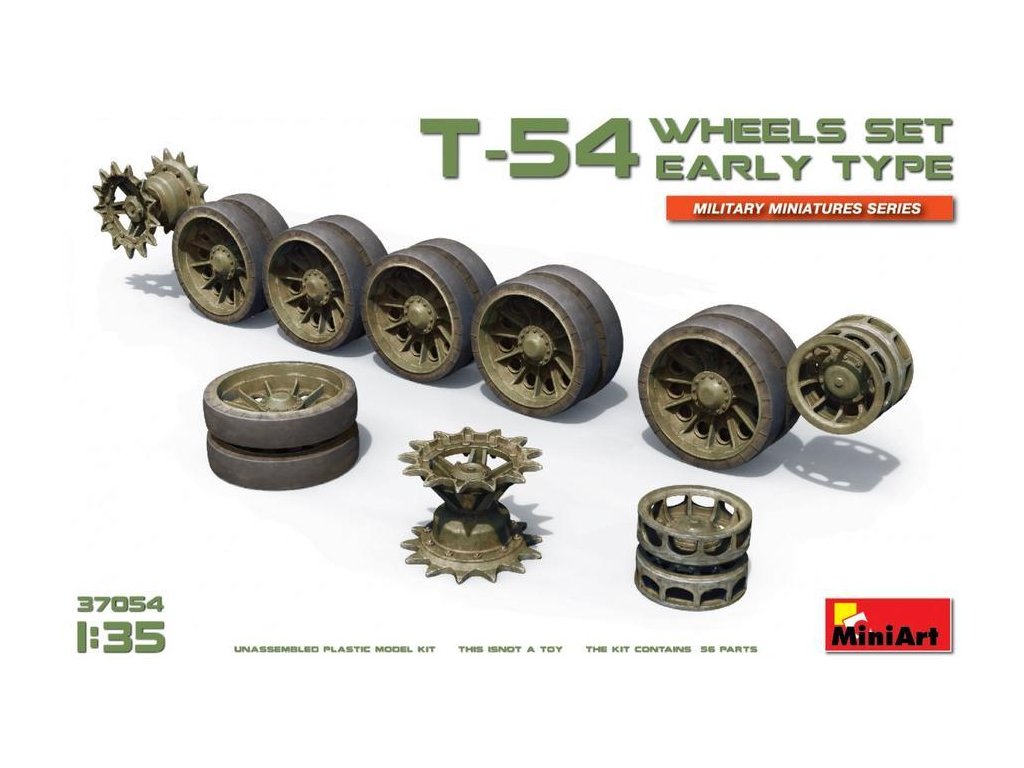 T-54 Wheels set early type 40 10230