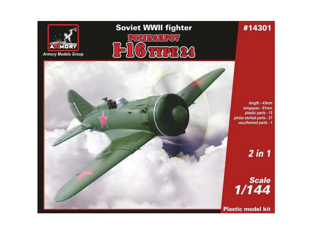 Polikarpov I-16 Type 24 Soviet WWII Fighter 40 8122