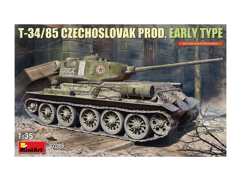 T-34/85 CZECHOSLOVAK PROD. EARLY TYPE 40 7113