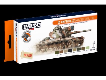 Hataka Orange Line US Army Paint Set