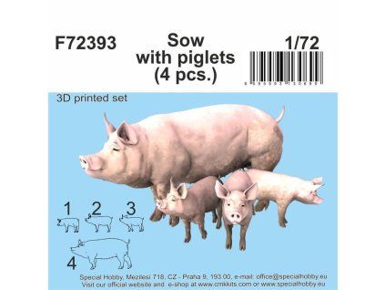 Sow with piglets 1/72 40 3103