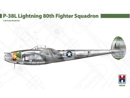 P-38L Lightning 80th Fighter Squadron 40 2667