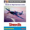 Stencils for Night Hurricane version, Hawker Hurricane MK I,II 40 8598