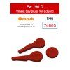 74805 1/48 Fw 190 D wheel bay plugs (for Eduard) 40 2580