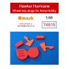 74815 1/48 Hawker Hurricane wheel bay plugs (for Arma Hobby) 40 2589
