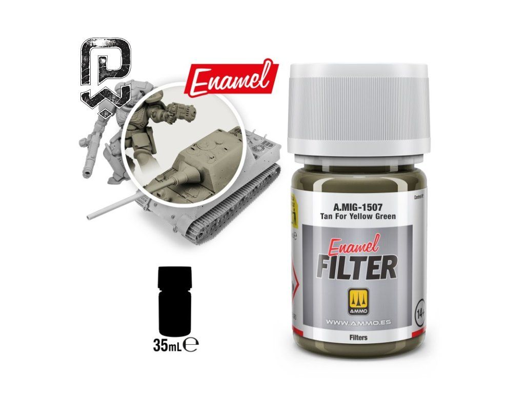 Tan Filter for Yellow Green