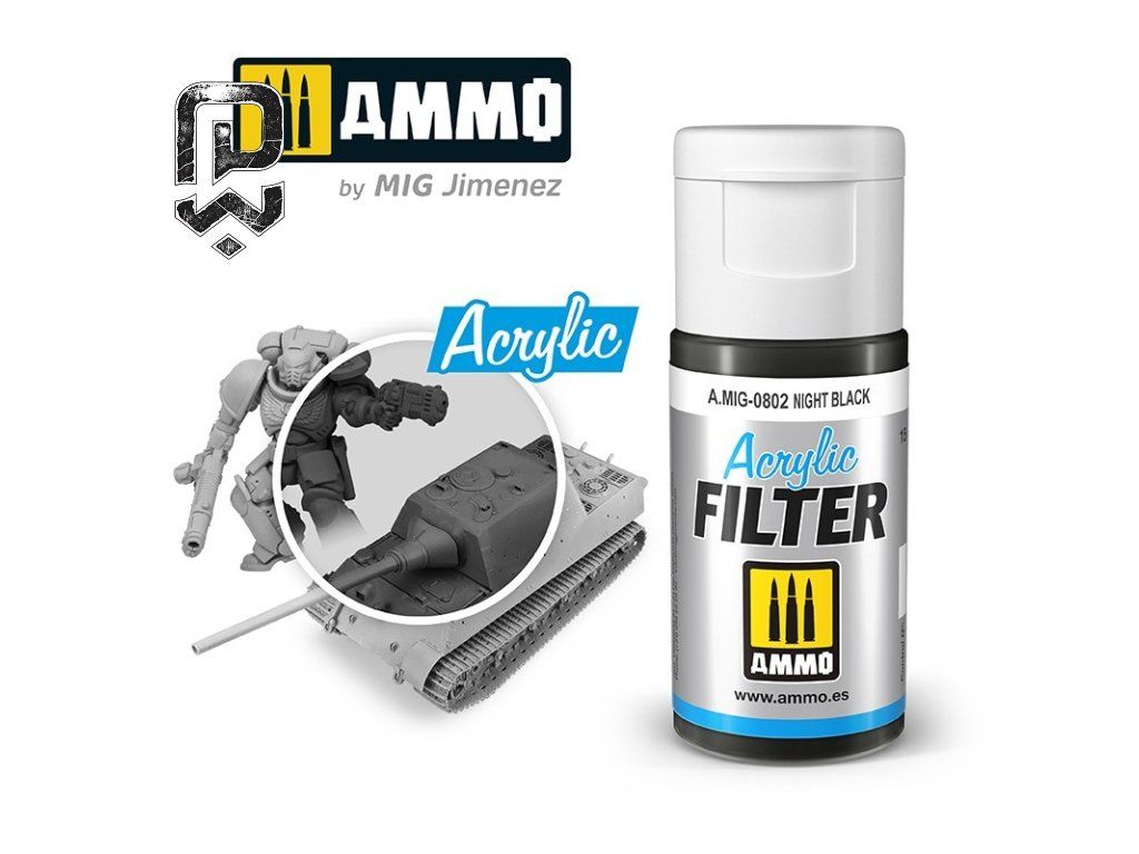 ACRYLIC FILTER Night Black