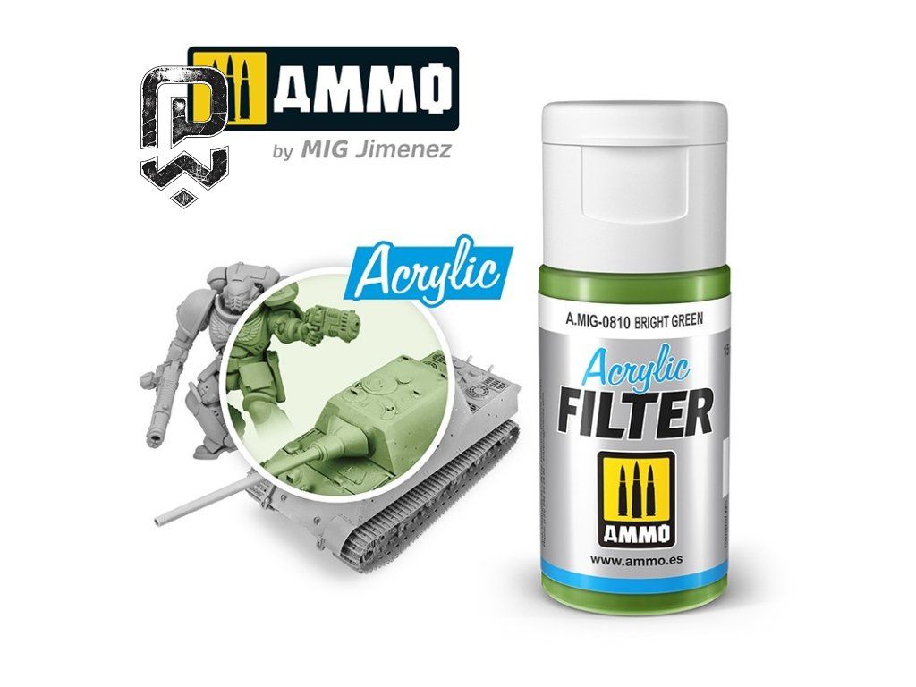 ACRYLIC FILTER Bright Green