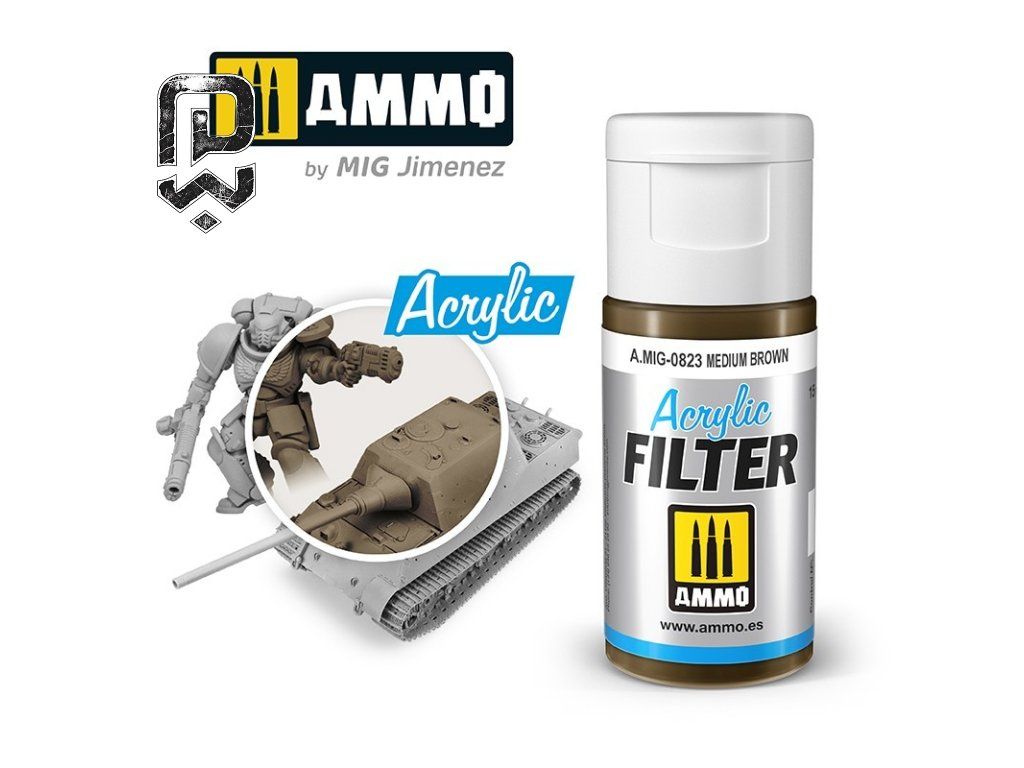 ACRYLIC FILTER Medium Brown