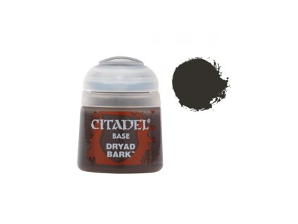 citadel base paint dryad bark zakladni barva hneda 728 900w