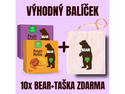 53484 2 yoyo bear 10 ks bear platena taska zdarma