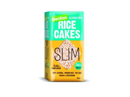 46886 flax amp sunflower 100g rice cakes slim