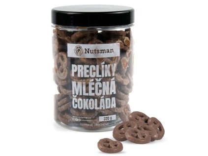 60365 5 nutsman precliky mlecna cokolada 320 g