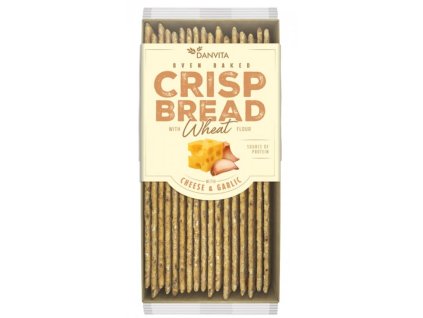 7616 crisp bread wheat cheese garlic