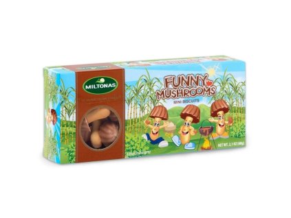 55746 3 funny mushrooms med caramel 60g