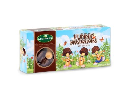 55743 funny mushrooms med maelkechokolade 60g
