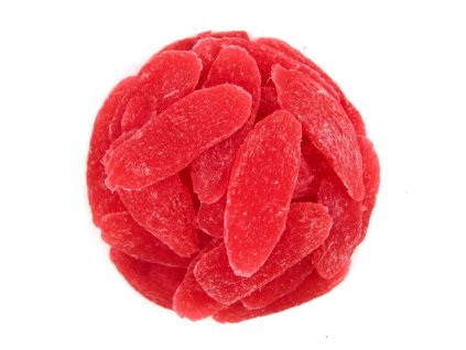 Ananas plátky s příchutí jahoda (Množství 20 kg)