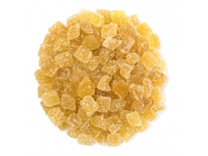 Zázvor kousky 12-20mm proslazené (Množství 5000 g)