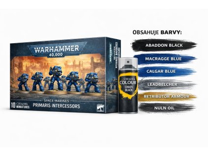 Smart set SPACE MARINES PRIMARIS INTERCESSORS