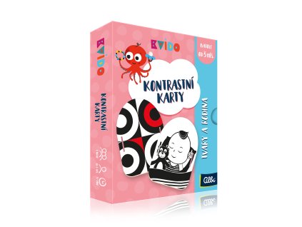 Kontrastní karty Tvary a rodina - Kvído