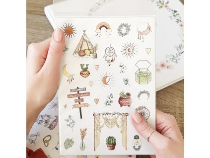 Samolepky pro svatební vzpomínky