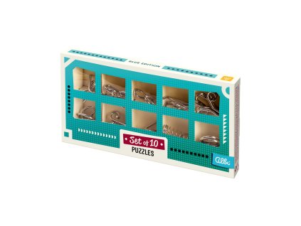 Modrá sada 10 hlavolamů - Mozkovna