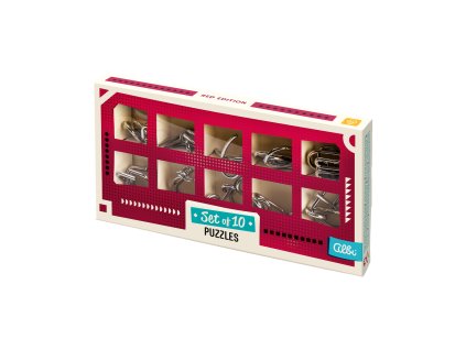 Červená sada 10 hlavolamů - Mozkovna