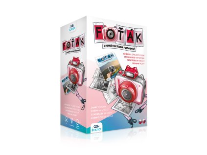 Růžový foťák s termotiskem