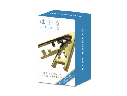 Mini Huzzle Cast - Keyhole gold