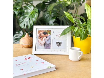 Svatební fotorámeček se sadou na otisky