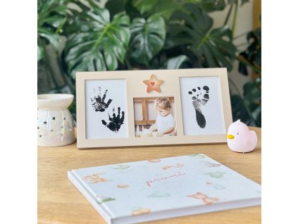 Dětský fotorámeček se sadou na otisky
