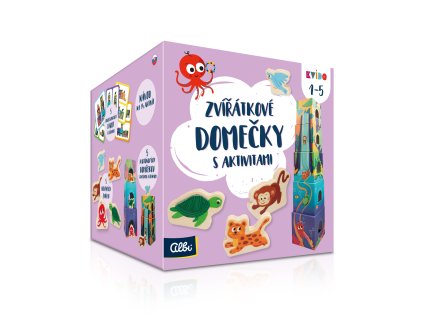 Kvído - Zvířátkové domečky s aktivitami