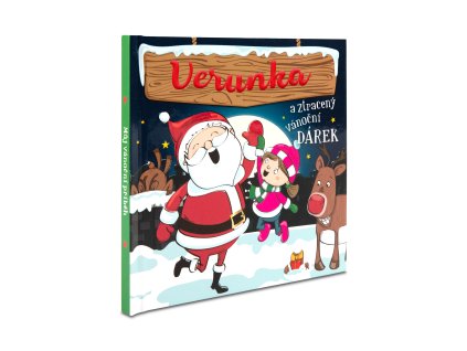 Personifikovaná vánoční knížka pro Verunku