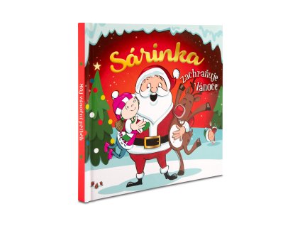 Personifikovaná vánoční knížka pro Sárinku