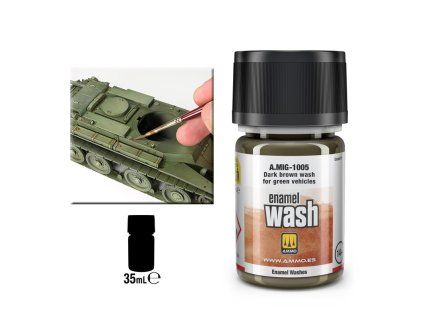Dark Brown WASH for Green Vehicles