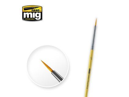 AMMO by Mig Jimenez 5/0 Synthetic Round Detail Brush