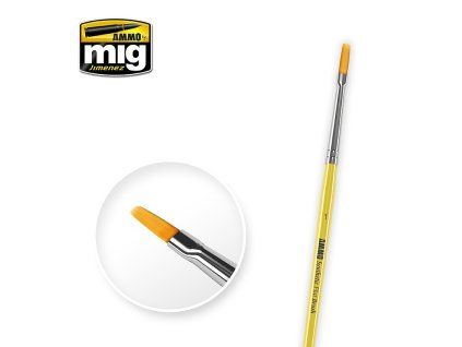 Synthetic Flat Brush