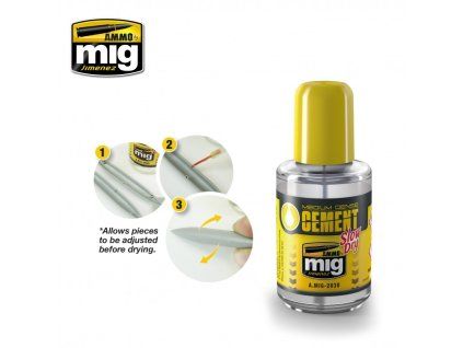 Medium Dense Cement - Slow Dry (Polyester Plastic Glue)
