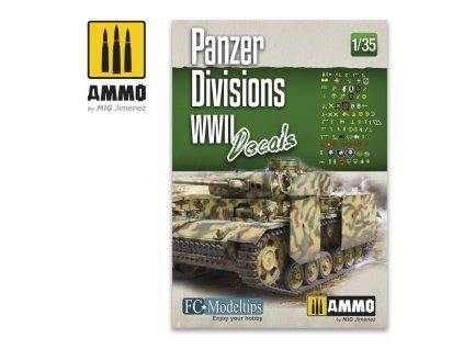 1/35 Panzer Divisions WWII Decals