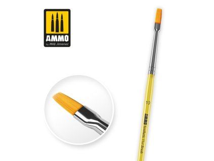 Syntetický plochý štetec 10