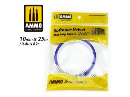 AMMO Velvet Softouch maskovacia páska 10 mm (25 m)