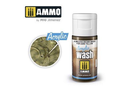 ACRYLIC WASH Brown Wash for Dark Yellow
