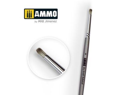 AMMO Drybrush Technical Brush Set (4 pcs)
