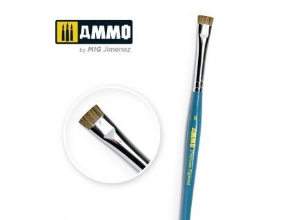AMMO Precision Pigment Brush sada 8 ks – štetce na pigmenty a weathering