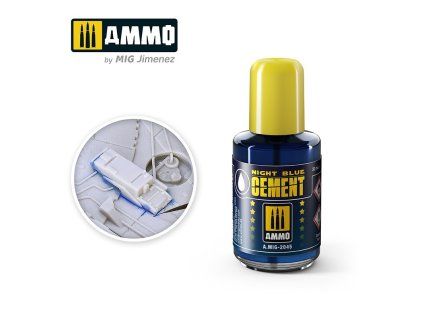 AMMO Night Blue Cement – Extra Thin Blue Cement