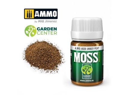 AMMO by MIG Umber Peat MOSS - Laser-cut Plants (A.MIG-8826)